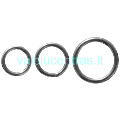 Nerūdijančio plieno žiedas - įvairių dydžių Nerūdijančio plieno žiedas - įvairių dydžių